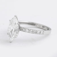 2.07 Carats Lab Grown Diamond 14K Gold Ring