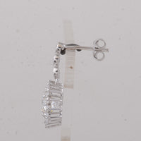 3.83 Carats Lab Grown Diamond 14K Gold Earrings