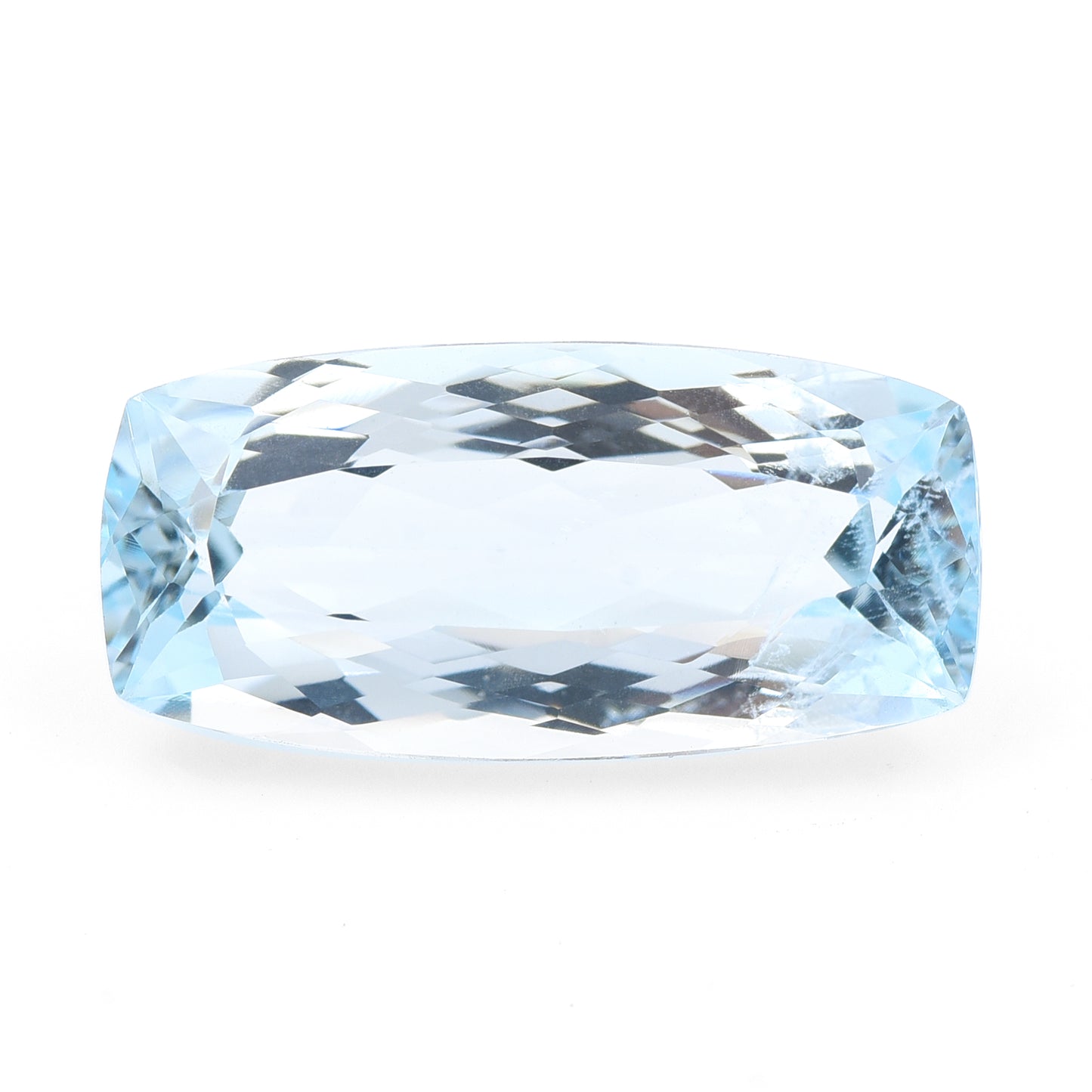 9.27 Natural Beryl Aquamarine Rectangular Cushion Mixed Cut Gemstone