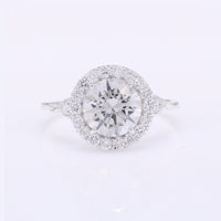 2.52 Carats Lab Grown Diamond 14K Gold Ring