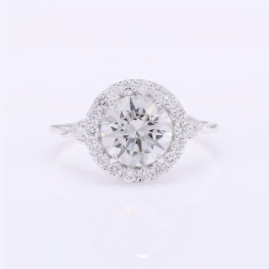 2.52 Carats Lab Grown Diamond 14K Gold Ring