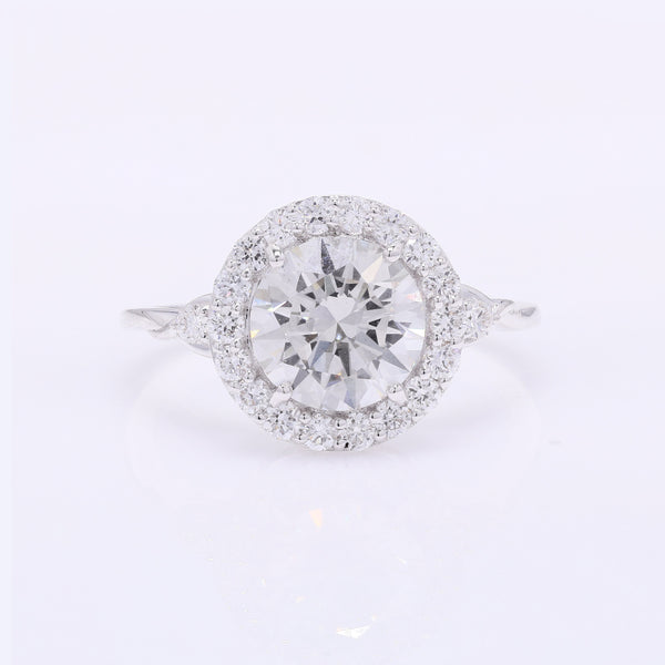 2.52 Carats Lab Grown Diamond 14K Gold Ring