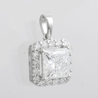 2.44 Carats Lab Grown Diamond 14K Gold Pendant