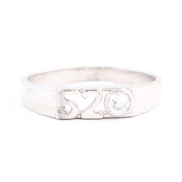 0.20 Ct Cubic Zirconia 925 Sterling Silver Ring