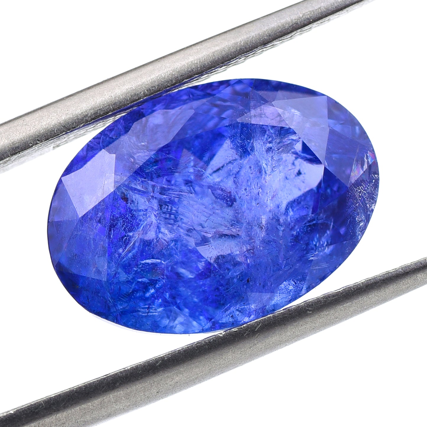 7.29 Natural Zoisite Tanzanite Oval Mixed Cut Gemstone