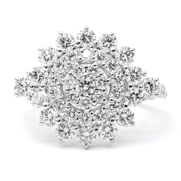 2.06 Carats Lab Grown Diamond 14K Gold Ring