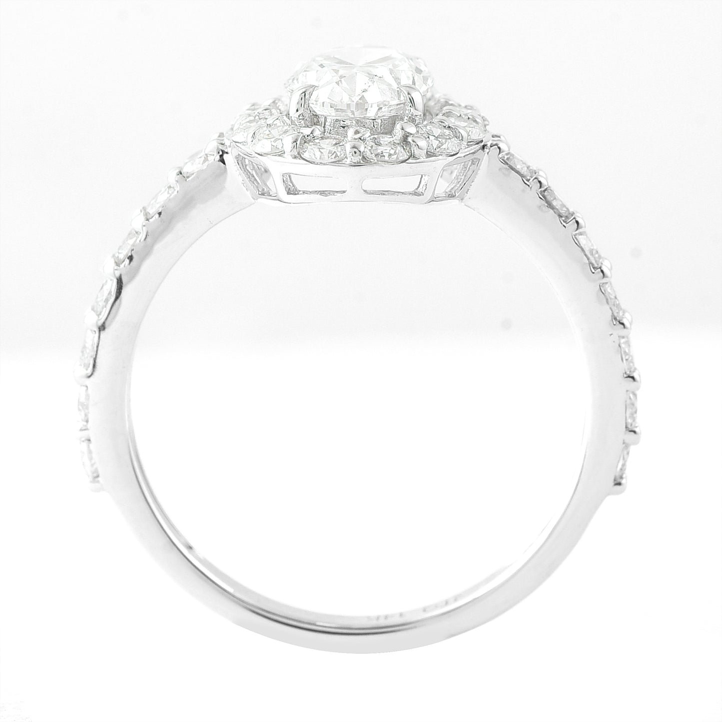 1.98 Carats Lab Grown Diamond 14K Gold Ring