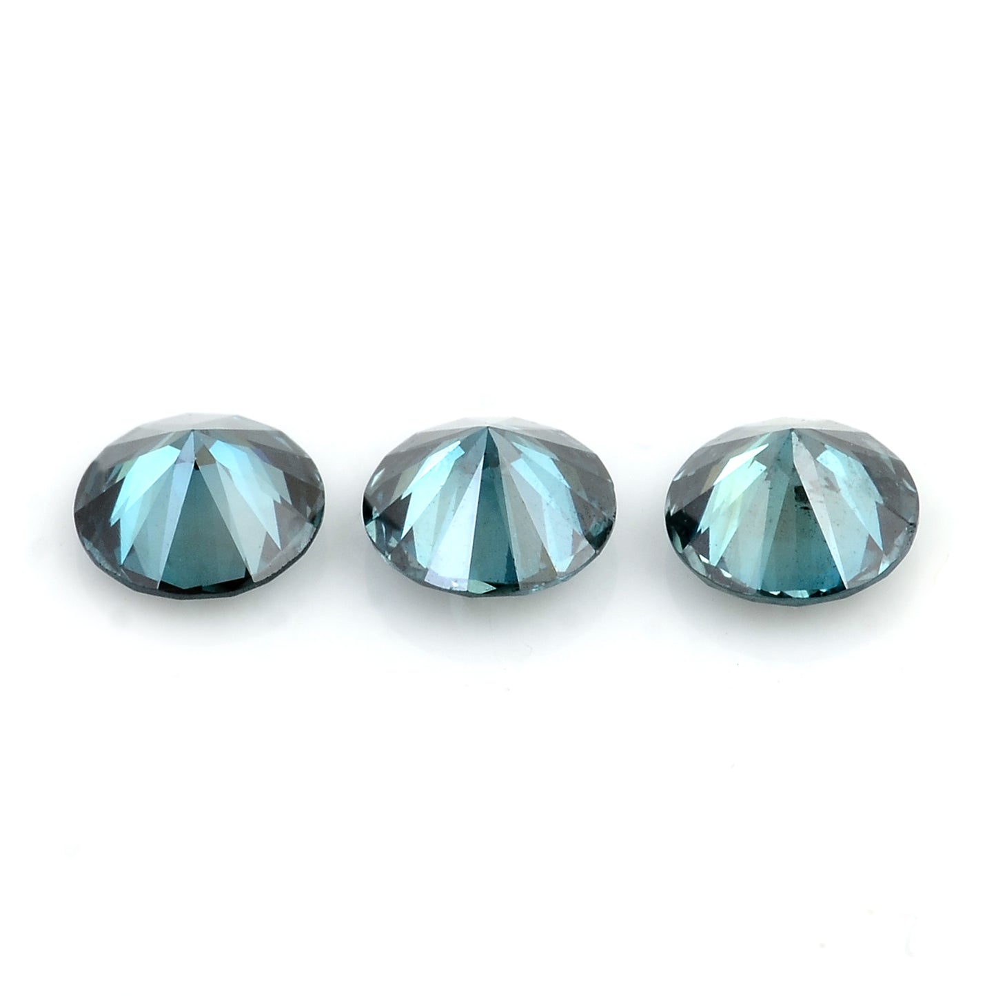 0.55 Blue Diamond Round Loose Gemstone