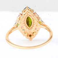 1.07 Ct Marquise Tourmaline 14K Gold Ring