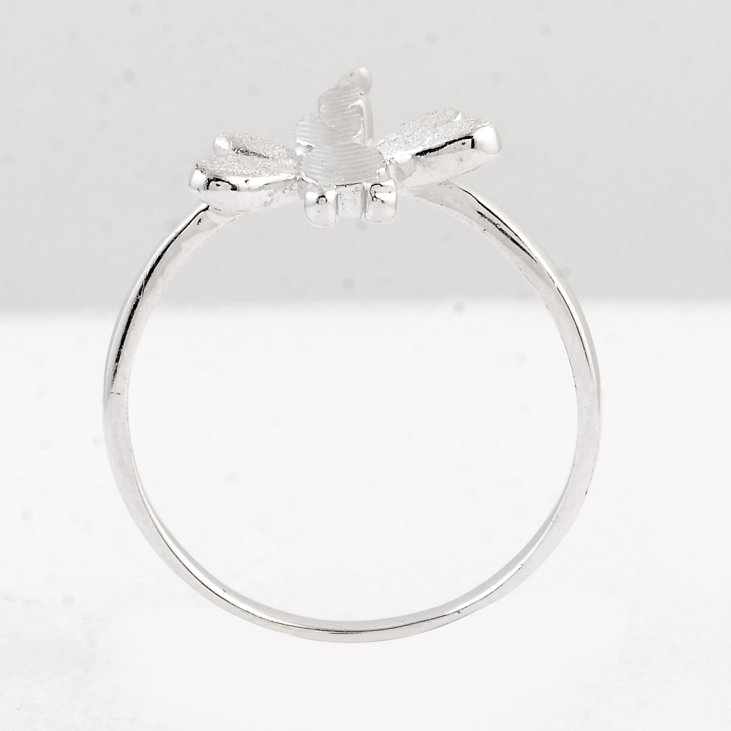 0.00 Ct Plain 925 Sterling Silver Ring