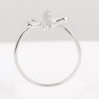 0.00 Ct Plain 925 Sterling Silver Ring