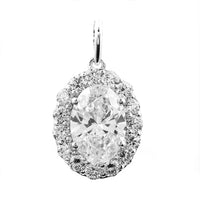2.55 Carats Lab Grown Diamond 14K Gold Pendant