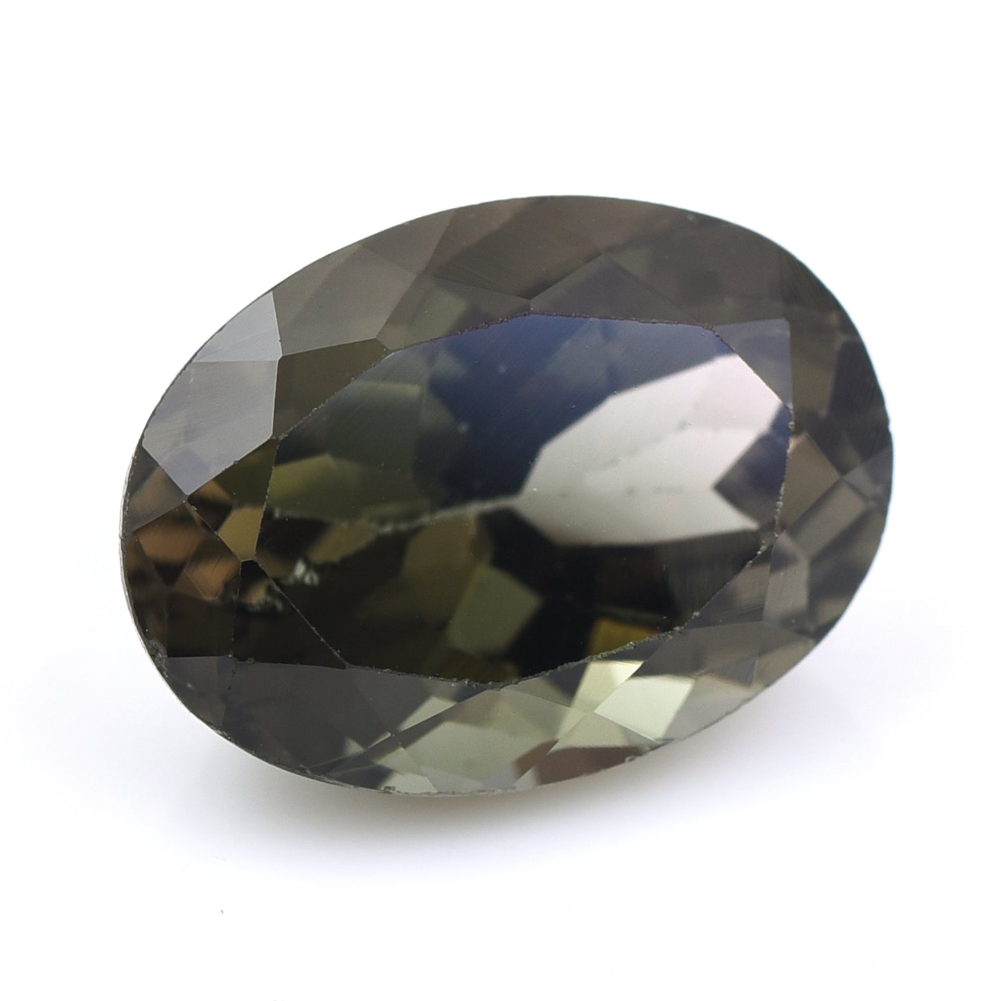 6.37 Natural Tourmaline Verdelite Oval Mixed Cut Gemstone