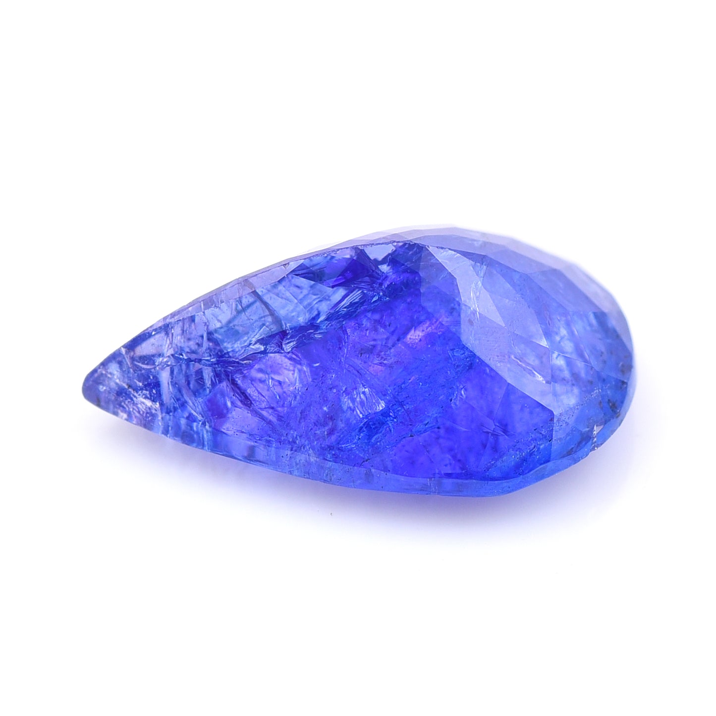 5.83 Natural Zoisite Tanzanite Pear Mixed Cut Gemstone
