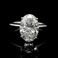 3.15 Carats Lab Grown Diamond 14K Gold Ring