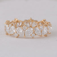 3.61 Carats Lab Grown Diamond 14K Gold Ring