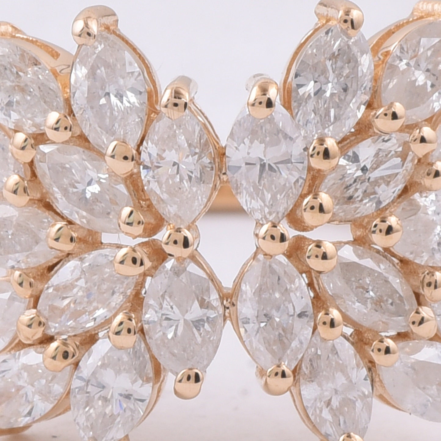 1.05 Ct Marquise Natural Diamond 14K Gold Ring