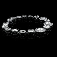 29.68 Carats Lab Grown Diamond 14K Gold Bracelet