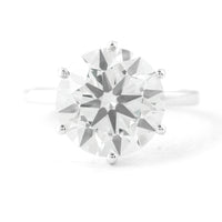 6.08 Carats Lab Grown Diamond 14K Gold Ring