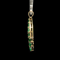 2.26 Ct Oval Emerald 14K Gold Pendant