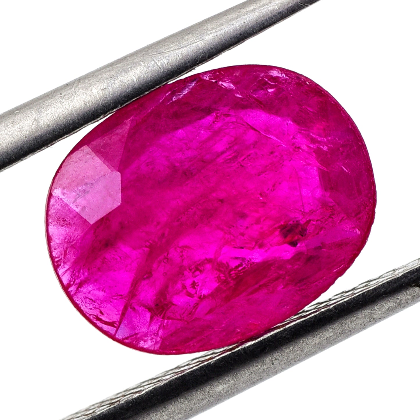 2 Natural Corundum Ruby Oval Mixed Cut Gemstone