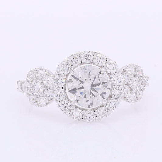 2.12 Carats Lab Grown Diamond 14K Gold Ring