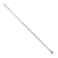 6.43 Carats Lab Grown Diamond 14K Gold Bracelet