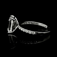 3.20 Carats Lab Grown Diamond 14K Gold Ring