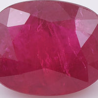1.62 Natural Corundum Ruby Oval Mixed Cut Gemstone