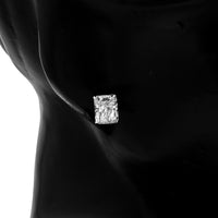 3.78 Carats Lab Grown Diamond 14K Gold Earrings