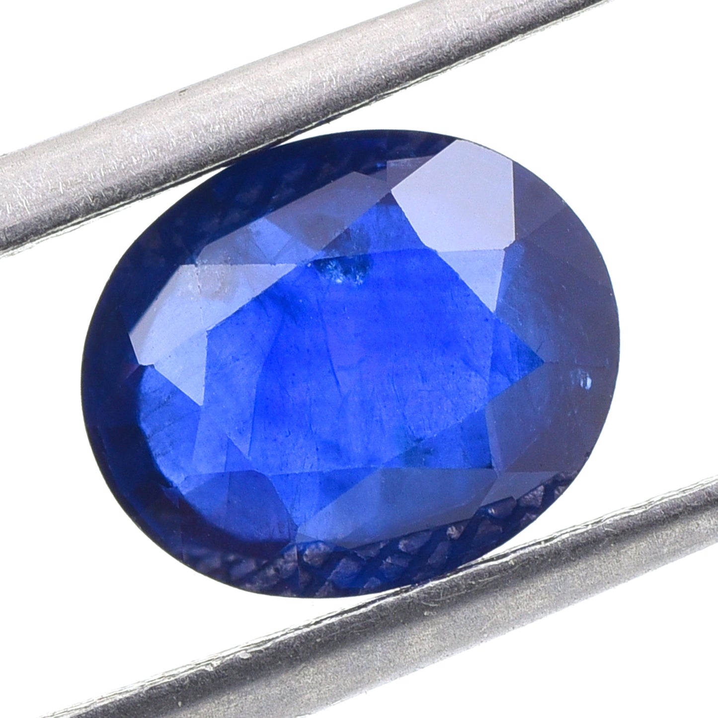 2.89 Natural Corundum Sapphire Oval Mixed Cut Gemstone