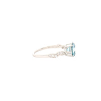 1.95 Carats Blue Lab Grown Diamond 14K Gold Ring