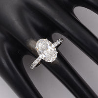 2.87 Carats Lab Grown Diamond 14K Gold Ring