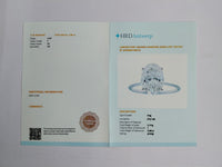 3.06 Carats Lab Grown Diamond 14K Gold Ring