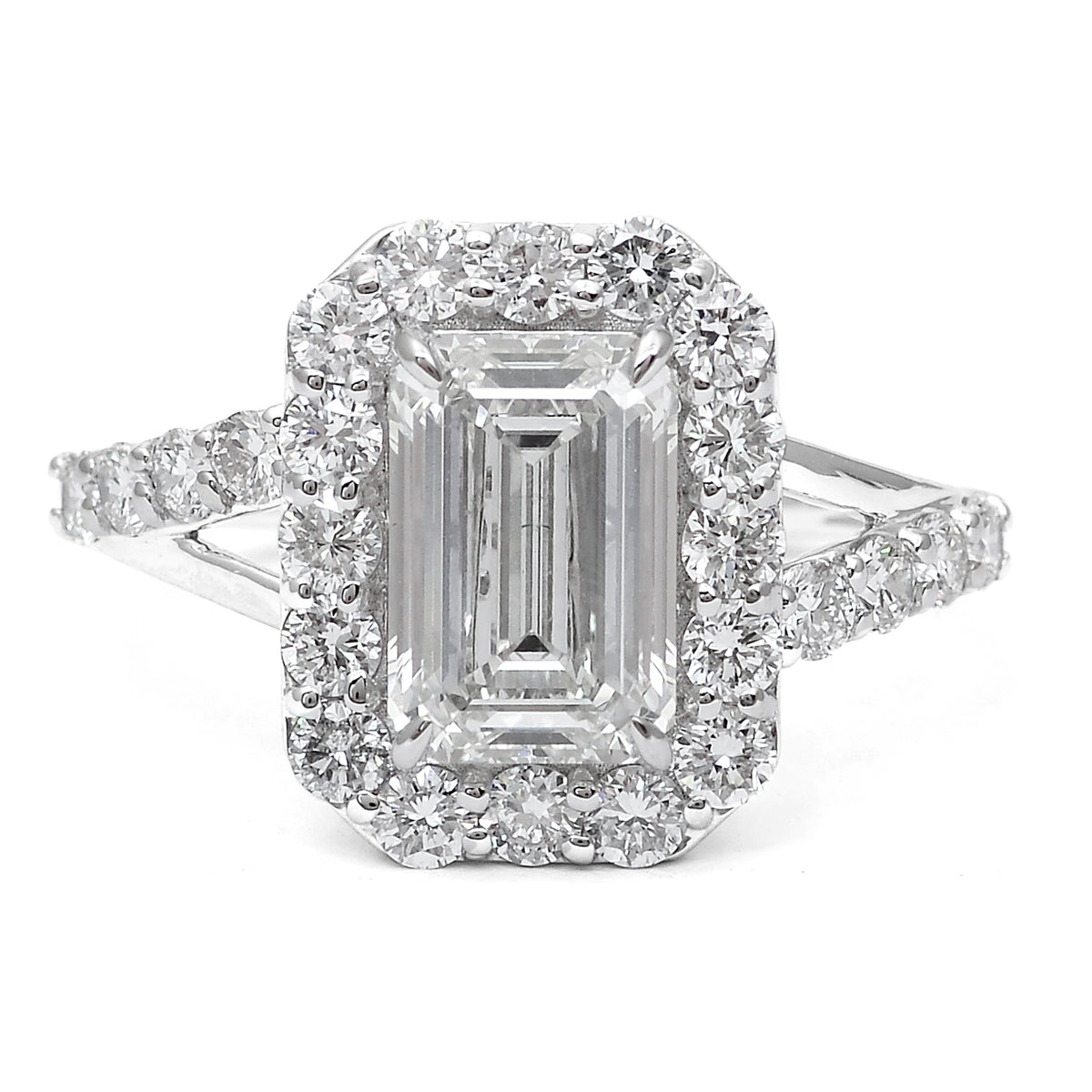 2.99 Carats Lab Grown Diamond 14K Gold Ring