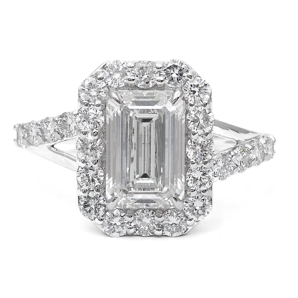 2.99 Carats Lab Grown Diamond 14K Gold Ring