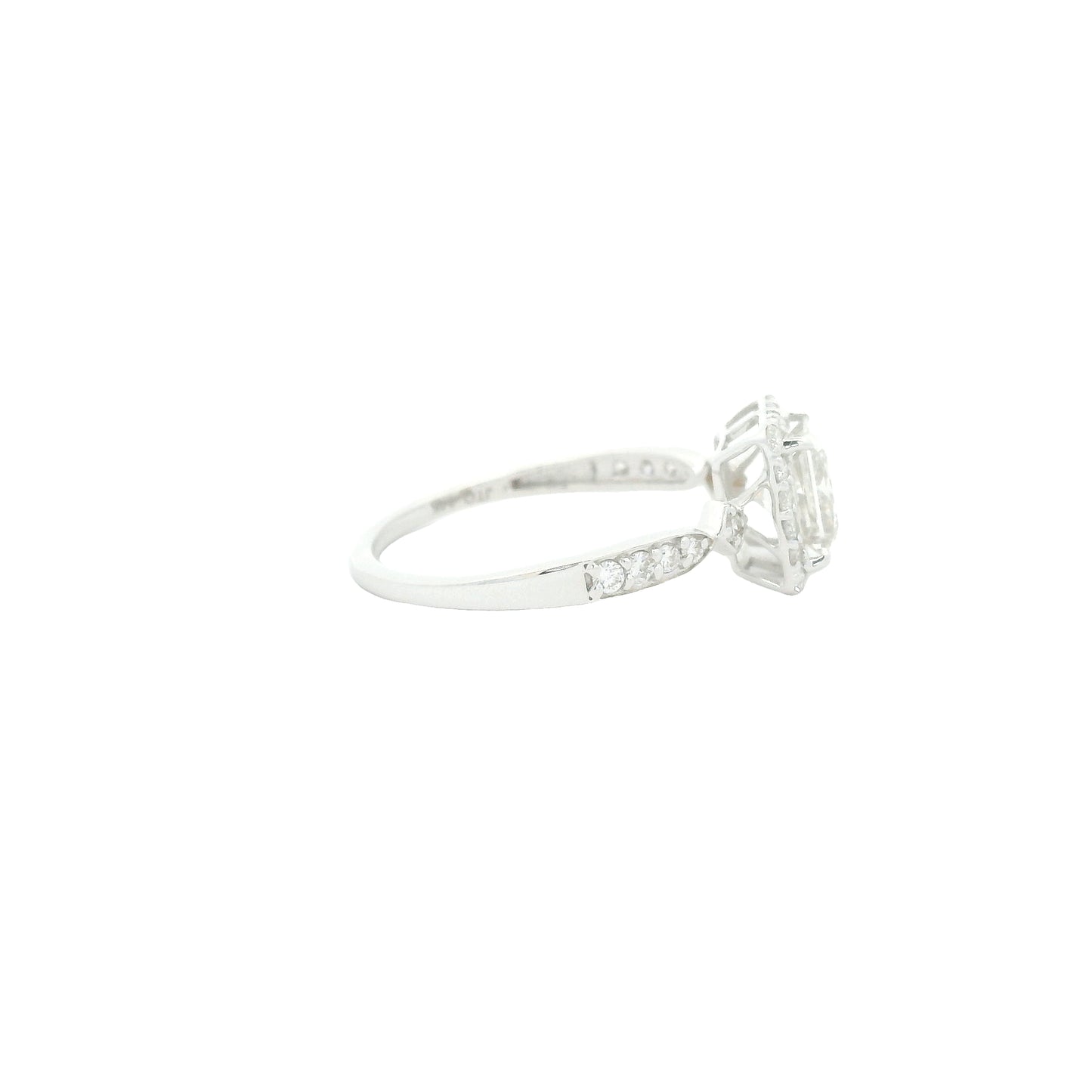 1.43 Carats Lab Grown Diamond 14K Gold Ring