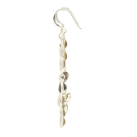 7.60 Ct Citrine, Smoky Quartz 925 Sterling Silver Earrings