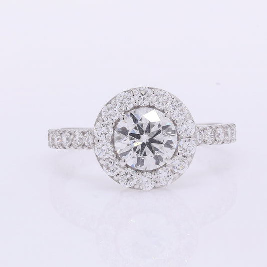 2.00 Carats Lab Grown Diamond 14K Gold Ring