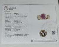 2.77 Ct Oval Mixed Cut Natural Corundum Ruby 14K Gold Ring