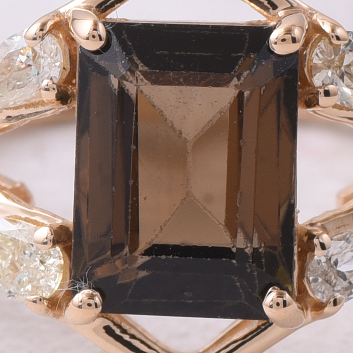 2.17 Ct Octagon Step Cut Natural Tourmaline 14K Gold Ring