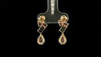 2.65 Ct Pear Tourmaline 14K Gold Earrings
