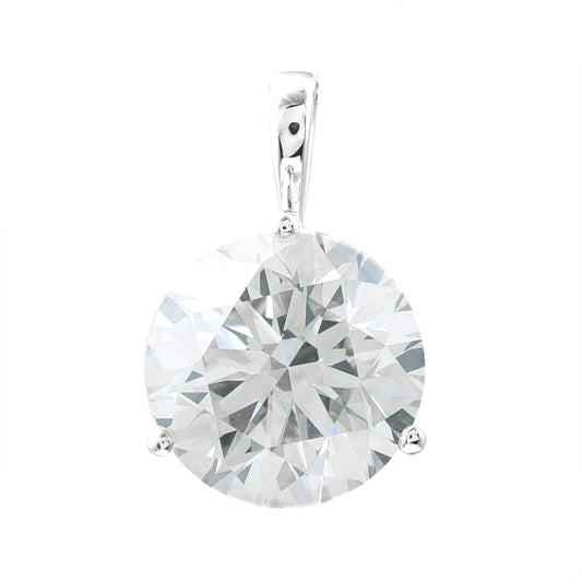3.08 Carats Lab Grown Diamond 14K Gold Pendant