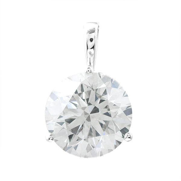 3.08 Carats Lab Grown Diamond 14K Gold Pendant