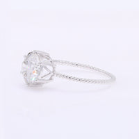 2.06 Carats Lab Grown Diamond 14K Gold Ring