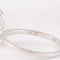 3.05 Carats Lab Grown Diamond 14K Gold Ring