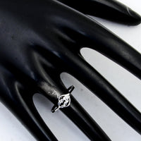 0.00 Ct Plain 925 Sterling Silver Ring