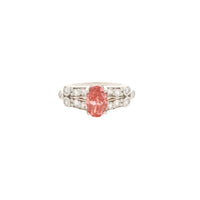 1.32 Carats Pink Lab Grown Diamond 14K Gold Ring