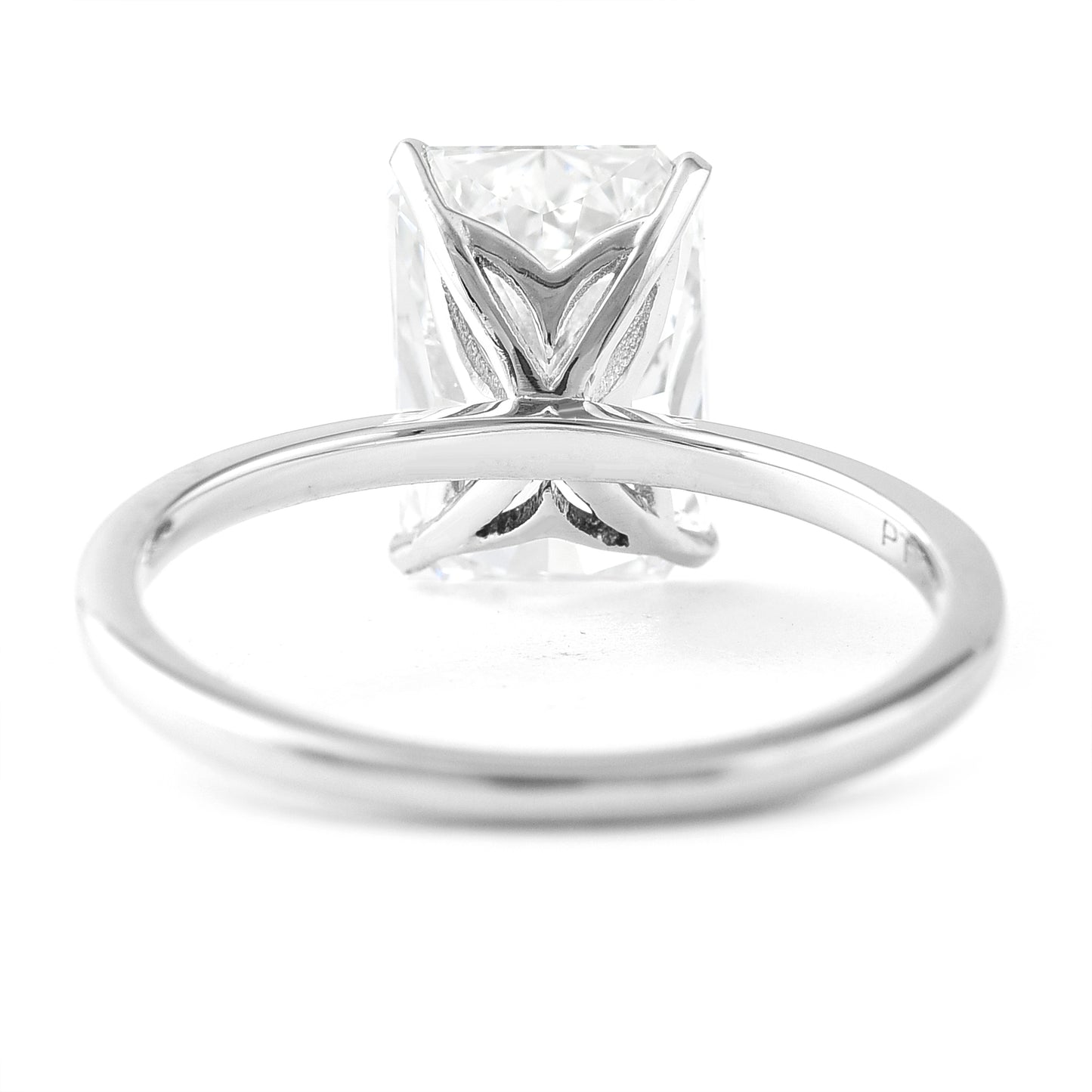 3.00 Carats Lab Grown Diamond 950 Platinum Ring