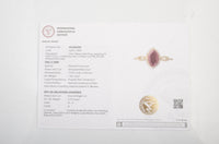 1.74 Ct Natural Codundum Ruby 14K Gold Ring